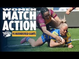 MATCH HIGHLIGHTS | Rhinos Women vs Giants Women | Challenge Cup Quarter Finals