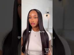 This wig gives you that fresh silk press vibe. No glue. Just adjust,wear, and go 🔥 #yakistraightwig