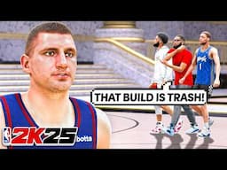 This NIKOLA JOKIC BUILD has COMP STAGE PLAYERS RAGING on NBA 2K25