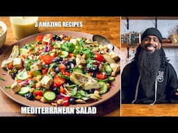 5 Simple Tricks to Make the BEST Mediterranean Salad EVER | Vegan and Vegetarian Meal Ideas