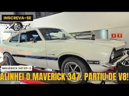 FUI ALINHAR O MAVERICK 347, BORA DAR UM ROLE  DE V8 ? EP-3 (W.O.T. PREPARAÇÕES)