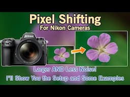 NIkon Pixel Shift - Step by Step with Results