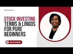 Dr Linda Pajoel, Founder of Investornomy Explains Stock Investing Terms & Lingos For Pure Beginners