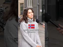 Italian girl speaks Norwegian