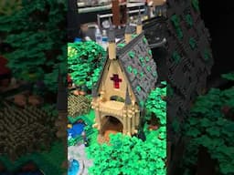 LEGO Castle Village with Real Water by William Tachick #lego #castle