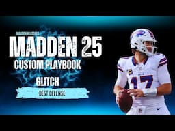 SUPER CUSTOM GLITCH OFFENSE in Madden 25
