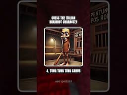 Guess the Italian Brainrot Character by Zoomed Image