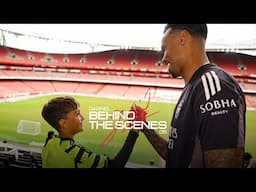 GABRIEL SIGNS NEW DEAL | Behind the scenes 🎬