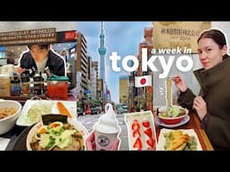 TOKYO VLOG 🇯🇵 eating at the best food spots in asakusa 🍜 first wagyu beef 🥩 shopping & mini haul
