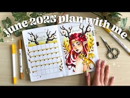 june 2025 bullet journal plan with me ❤️‍🔥 bullet journal inspiration and ideas (ft. Craftsy)
