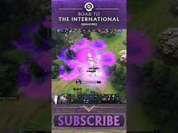 CLUTCH support play, Witch Doctor heals through fight and gets a double kill #pgl #dota #dota2 #дота