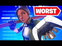 I Tested Fortnite's WORST Controller Settings...