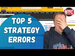 Top 5 Betfair Trading Strategy Mistakes (That Kill Profits)
