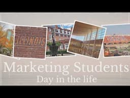A Day In The Life of 5 Gies Marketing Students