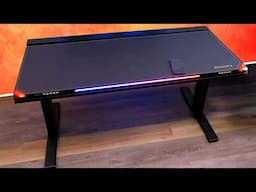Blacklyte Atlas Ultimate RGB Gaming Desk Setup!