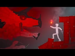 Dinosaurs Attack Humans In People Playground