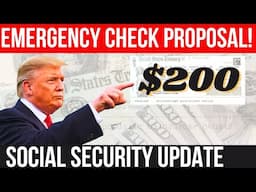 NEW $200 EMERGENCY PAYMENT BOOST PROPOSAL! SSA SSI SSDI Payments | Social Security Update