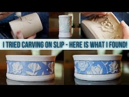 Decorating and Carving with Slip - I Found Something Interesting!