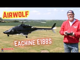 FLIGHT TEST ! Eachine E188S Airwolf 1/34 Scale RC Helicopter with GPS Positioning