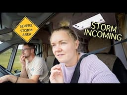 Vanlife in Shetland in a Storm (We had to ABANDON our van..)