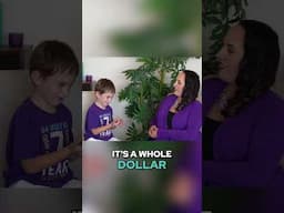 Teaching my son about money