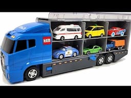 13 Type Cars Tomica☆ Tomica opened and stored in the Okataduke convoy