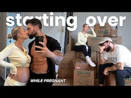 MOVING VLOG | Selling Everything and Moving to Florida + I Felt The First Baby Kick 🥹