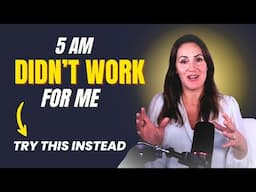 Why I Quit the 5AM Club (And What I Do Instead That Actually Works)