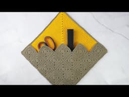 TUTORIAL ORGANIZADORES DE GRANNY SQUARES  PASO A PASO