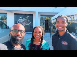 Family of 7 Grand opening of Mojo’s Restaurant in Tanzania