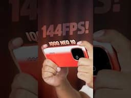 IQOO Neo 10 🎮 144FPS in BGMI? Gaming Test 🔥 #shorts #iqooneo10 #gaming