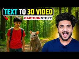 3D Cartoon videos using AI | AI se video kaise banaye Free  | No face No voice Youtube Channel Ideas