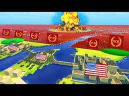 Can US ARMY Hold ISLAND CITY Bridge VS 10,000,000 ROMAN ARMY?! - UEBS 2: Modern Mod