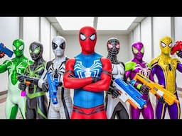 TEAM SPIDER-MAN vs BAD GUY TEAM || What?? Red Spider-man is pregnant?? The unexpected miracle swap