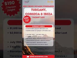 New Virgin Voyages itineraries with overnights in Ibiza!
