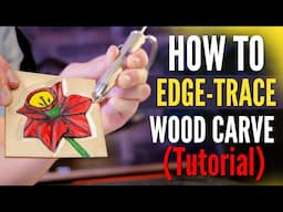Master Edge Tracing - How to Carve with ANY Rotary Tool (Stencil Included)