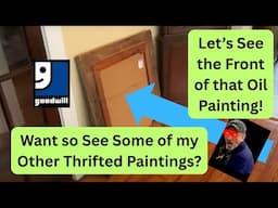 House Tour of My Thrift Store Oil Paintings!