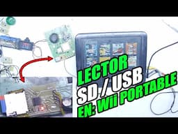 FINALMENTE HICE LECTOR SD/USB PARA MI WII PORTABLE