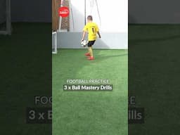 Add these 3 skills to your next training session to master the ball  #ballmastery #footballtechnique