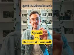Spivak vs. Deleuze & Foucault #spivak #deleuze #foucault #power #truth #history #philosophy #love