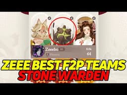 Zeee Best F2P Relentless Rumble Guide: Stone Warden!!!【AFK Journey】