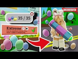 **EXTREME** ALL 35 EGG LOCATIONS IN EASTER EGG HUNT 2025 BROOKHAVEN 🏡RP ROBLOX 🥚🤩