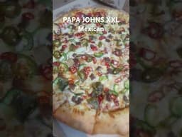 Papa John's XXL Pizza's are way better than Domino's #papajohnspizza #bestpizzaintown #mexicanpizza