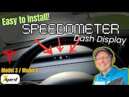 This Tesla Speedometer Display is Super Easy to Install!