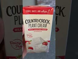 Walmart Item Review Country Crock Plant Cream Heavy Whipped Cream Alternative Taste Test *Delicious!
