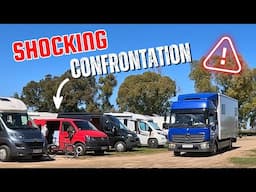 RUDE FRENCH CAMPER CONFRONTS US - You Won’t Believe Why!!