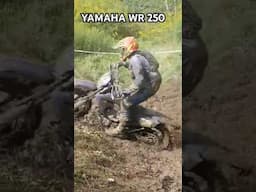 Yamaha WR 250 trening enduro po mokrym 🫣 #yamahawr #crosscountry #dirtbike #enduro