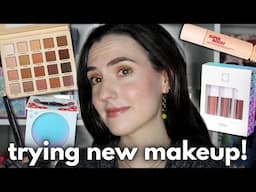 Trying New Makeup | Makeup Forever Super Boost Skin Tint, Sigma Spectrum + More!
