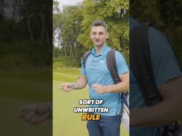 What’s the biggest caddy mistake you can make? Here’s a caddy unwritten rule