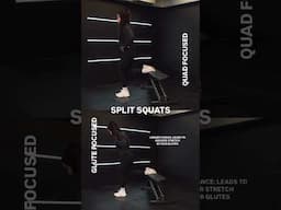 SPLIT SQUATS: know the difference to target your glutes  💅 #gluteworkout #gymgirl #glutegrowth